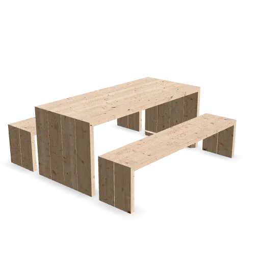 Benk og bord
